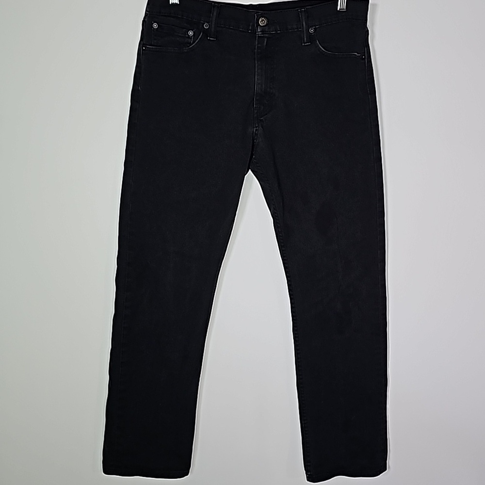 Levi's 504 black 33x33 straight leg jeans